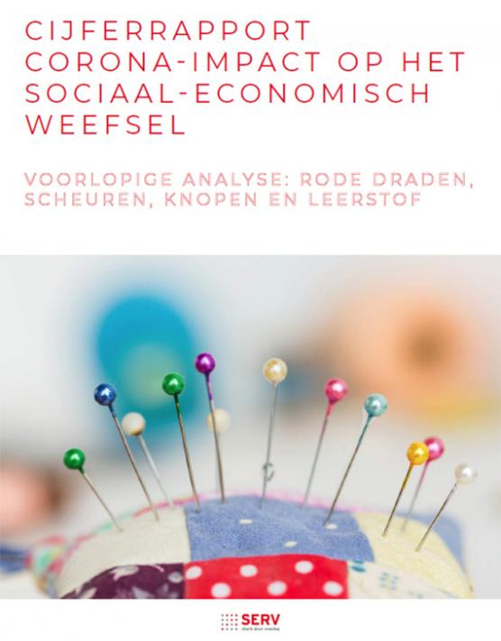 Cover Rapport SERV - Impact corona op het sociaal-economisch weefsel