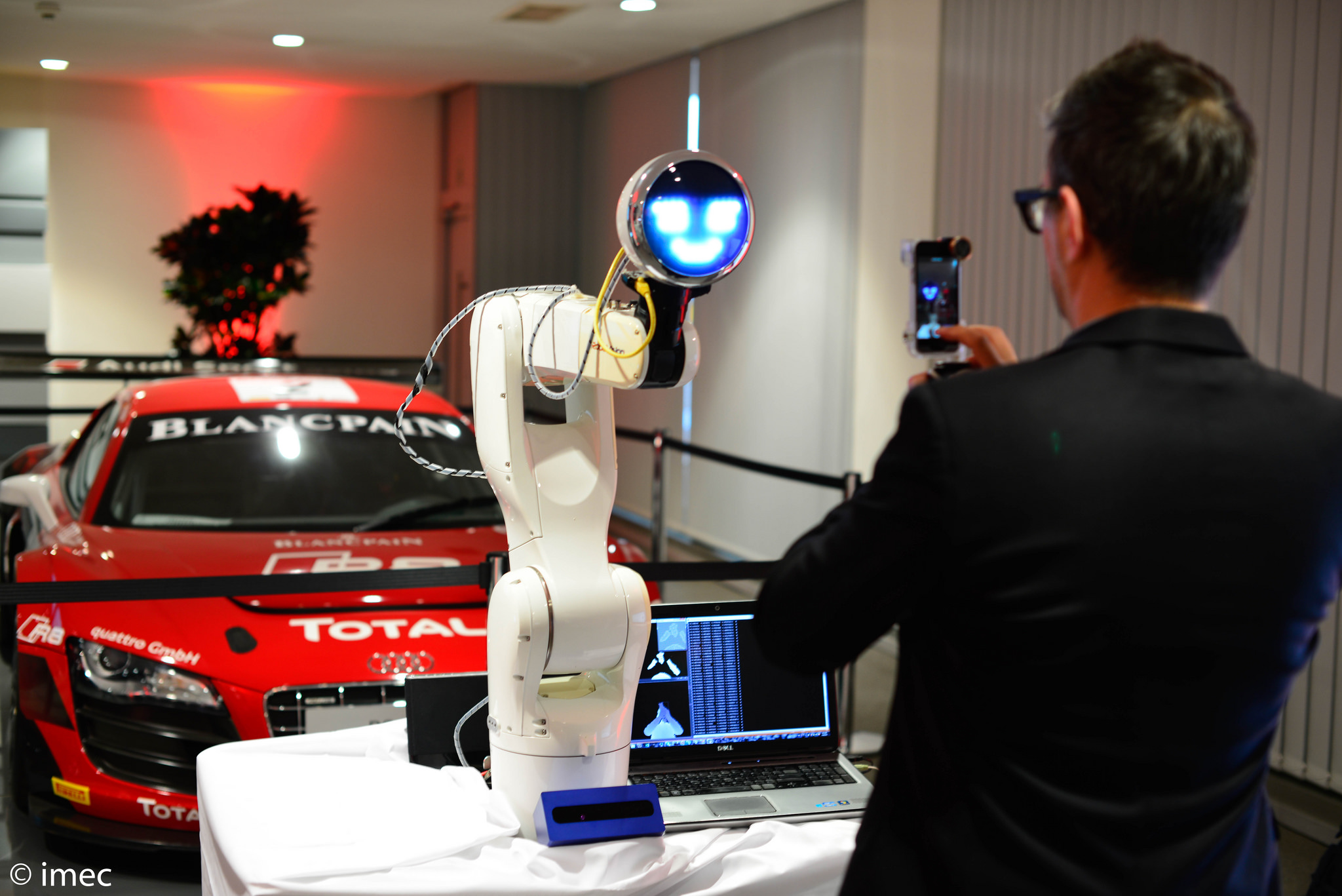 Walt, a learning, interactive collaborative robot used by Audi
