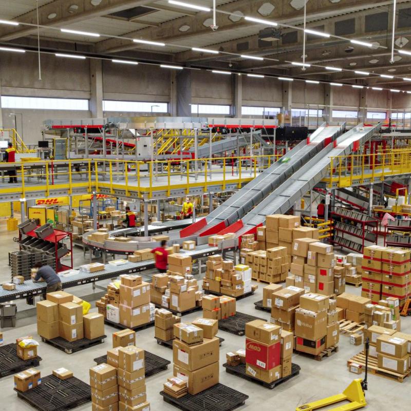 DHL warehouse at Brussels Airport