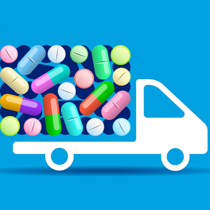 Pharma delivery truck