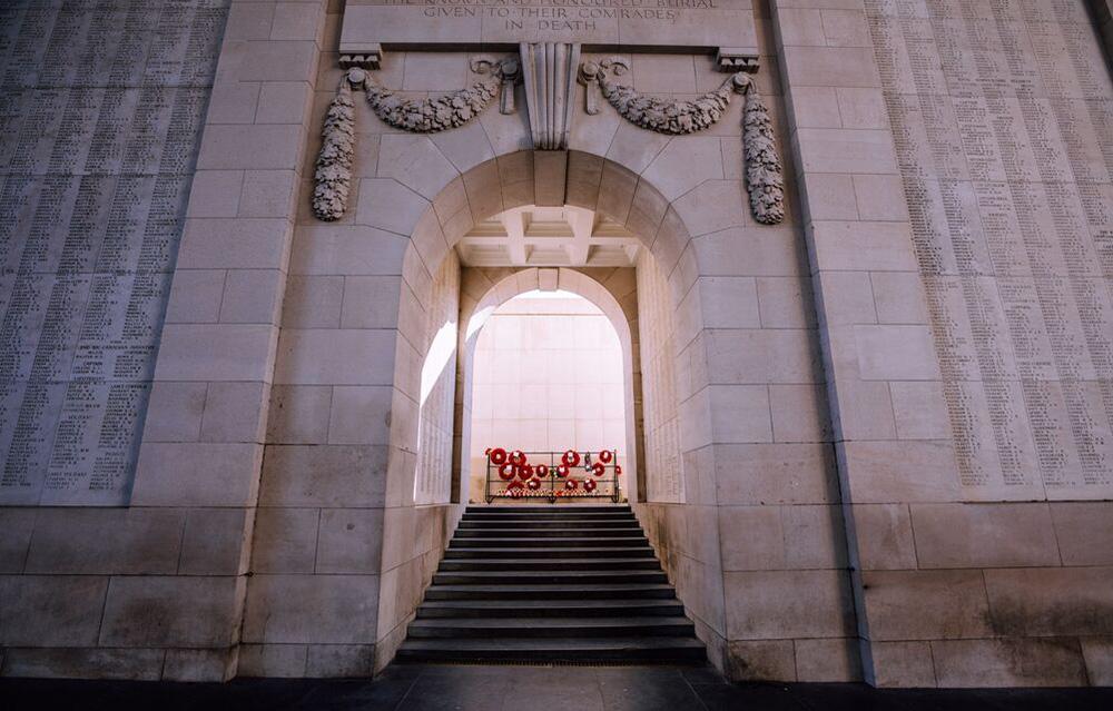 Menin Gate in Ypres (Flanders, Belgium)