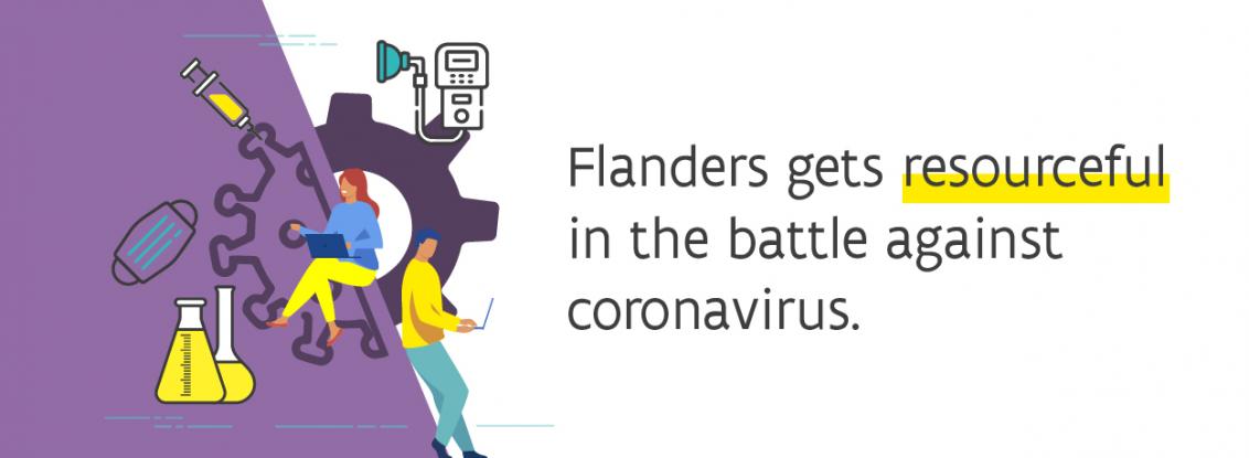 Infographic Flanders gets resourceful in the face of COVID-19 